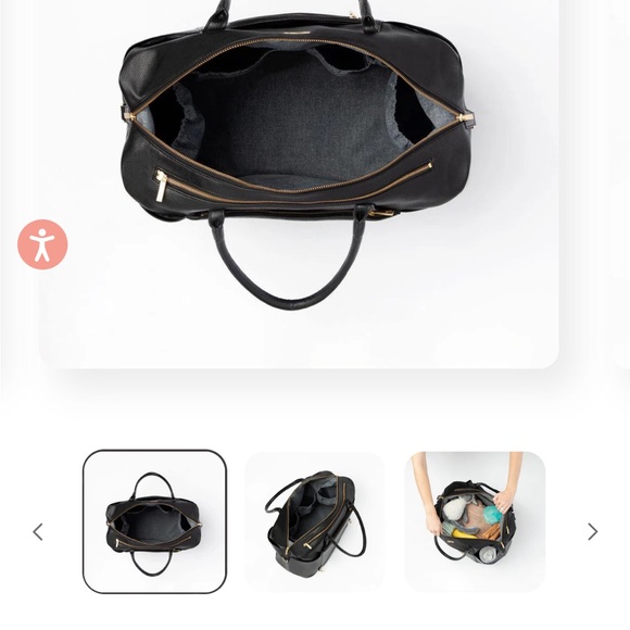 Freshly Picked Ebony Weekender Bag NWT - Picture 11 of 13